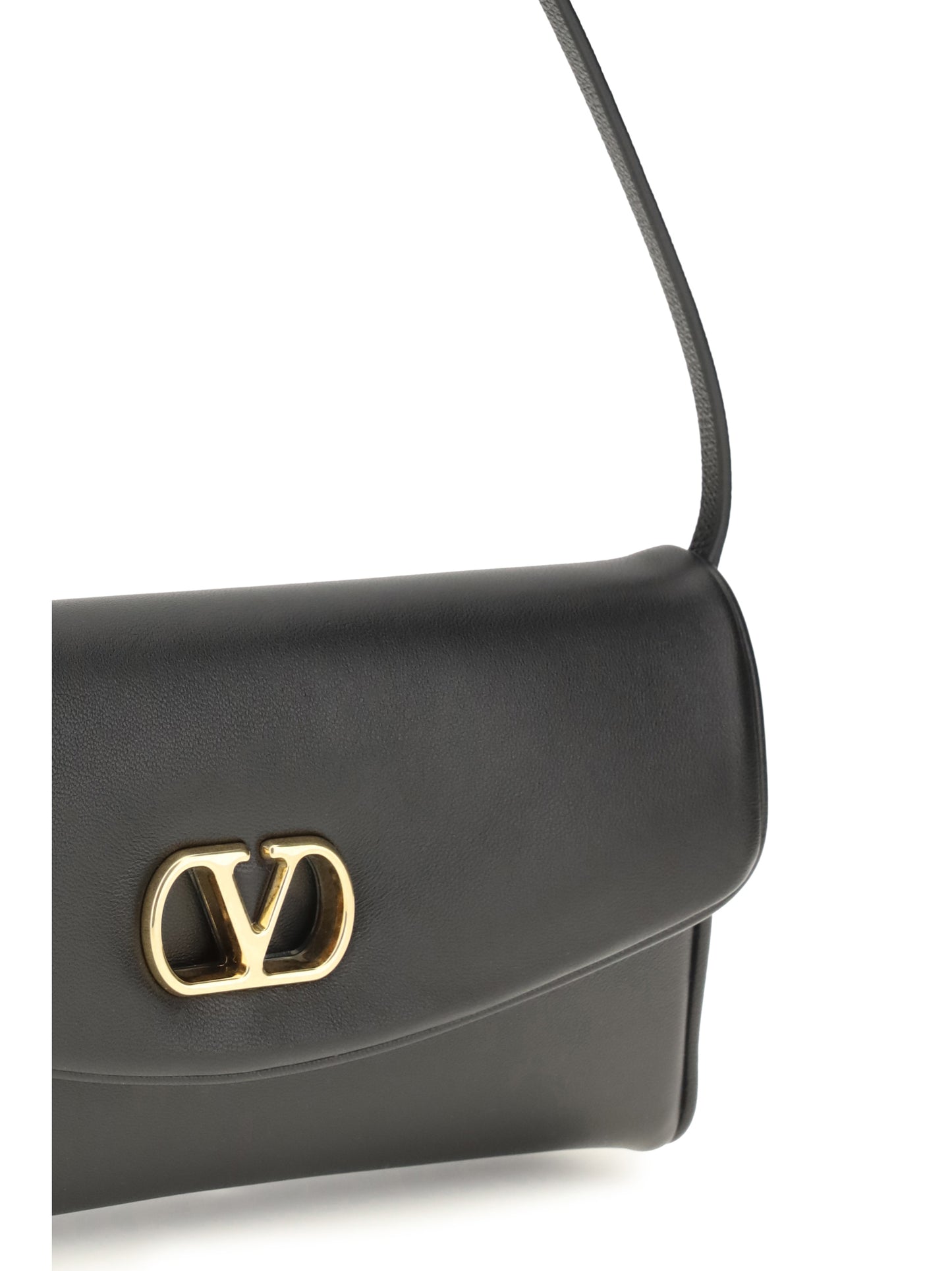 Valentino Garavani Women Devain Leather Shoulder Bag VALENTINO GARAVANI