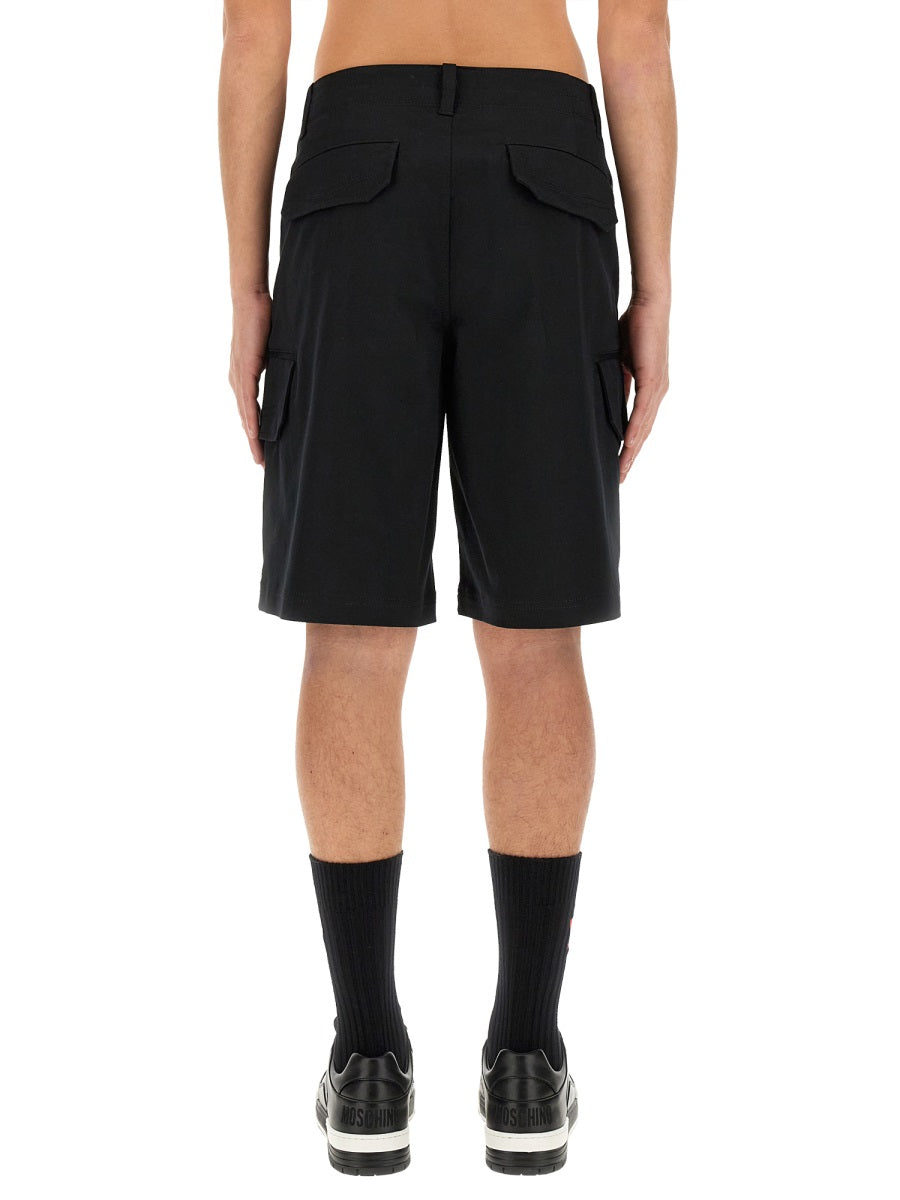 Moschino Men Bermuda With Logo MOSCHINO