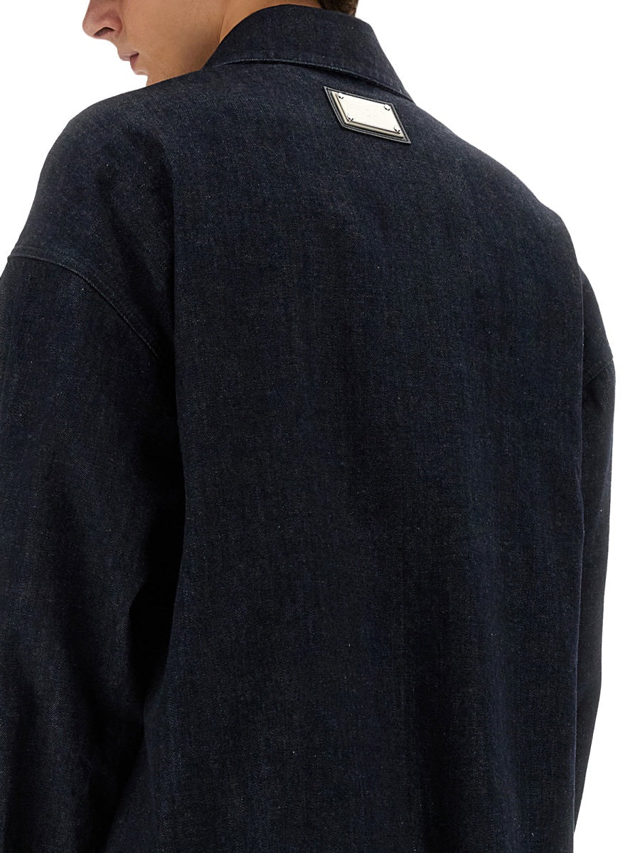 Dolce & Gabbana Men Selvedge Denim Blouson DOLCE & GABBANA