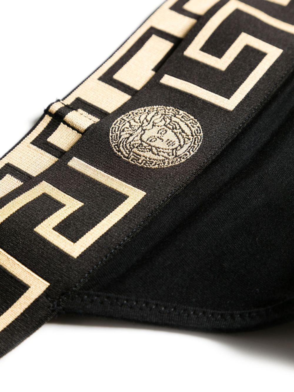 Versace Women Greek Key Edge Thong VERSACE