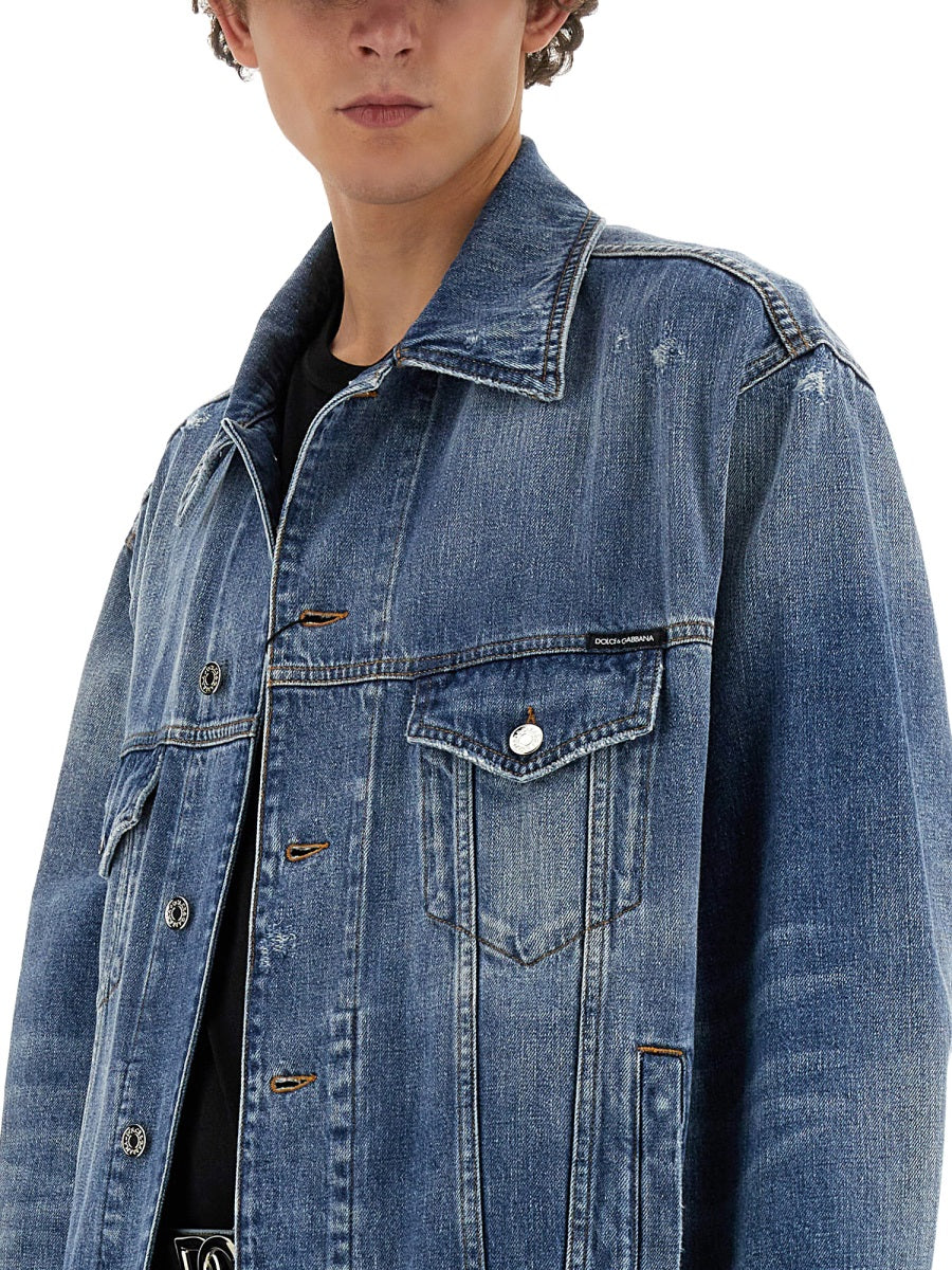 Dolce & Gabbana Men Denim Shirt DOLCE & GABBANA