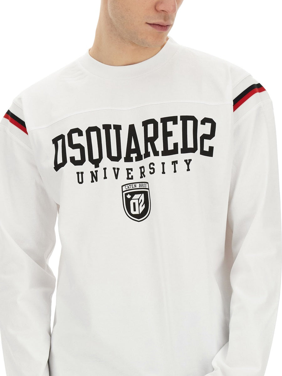 Dsquared Men Sweatshirt With Logo DSQUARED2