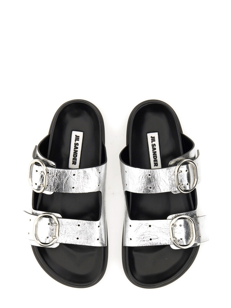 Jil Sander Women Leather Sandal With Buckle JIL SANDER