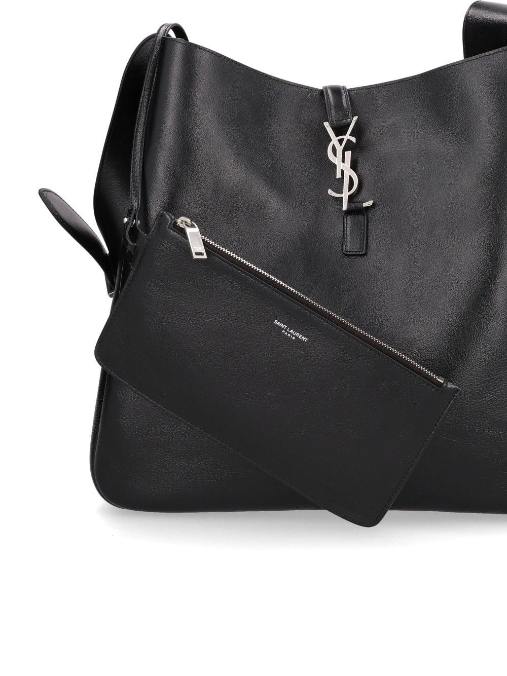 Saint Laurent Women Le 5 À 7 Maxi Hobo Bag In Textured Leather SAINT LAURENT