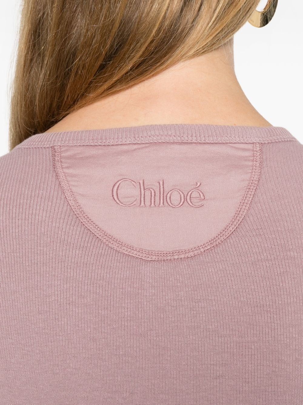 Chloe' Women Cotton Henley Shirt CHLOE
