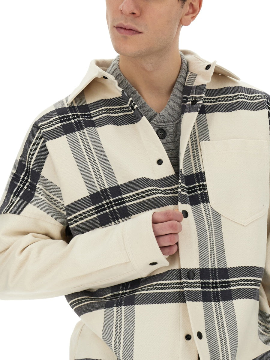 Palm Angels Men Overshirt Check PALM ANGELS