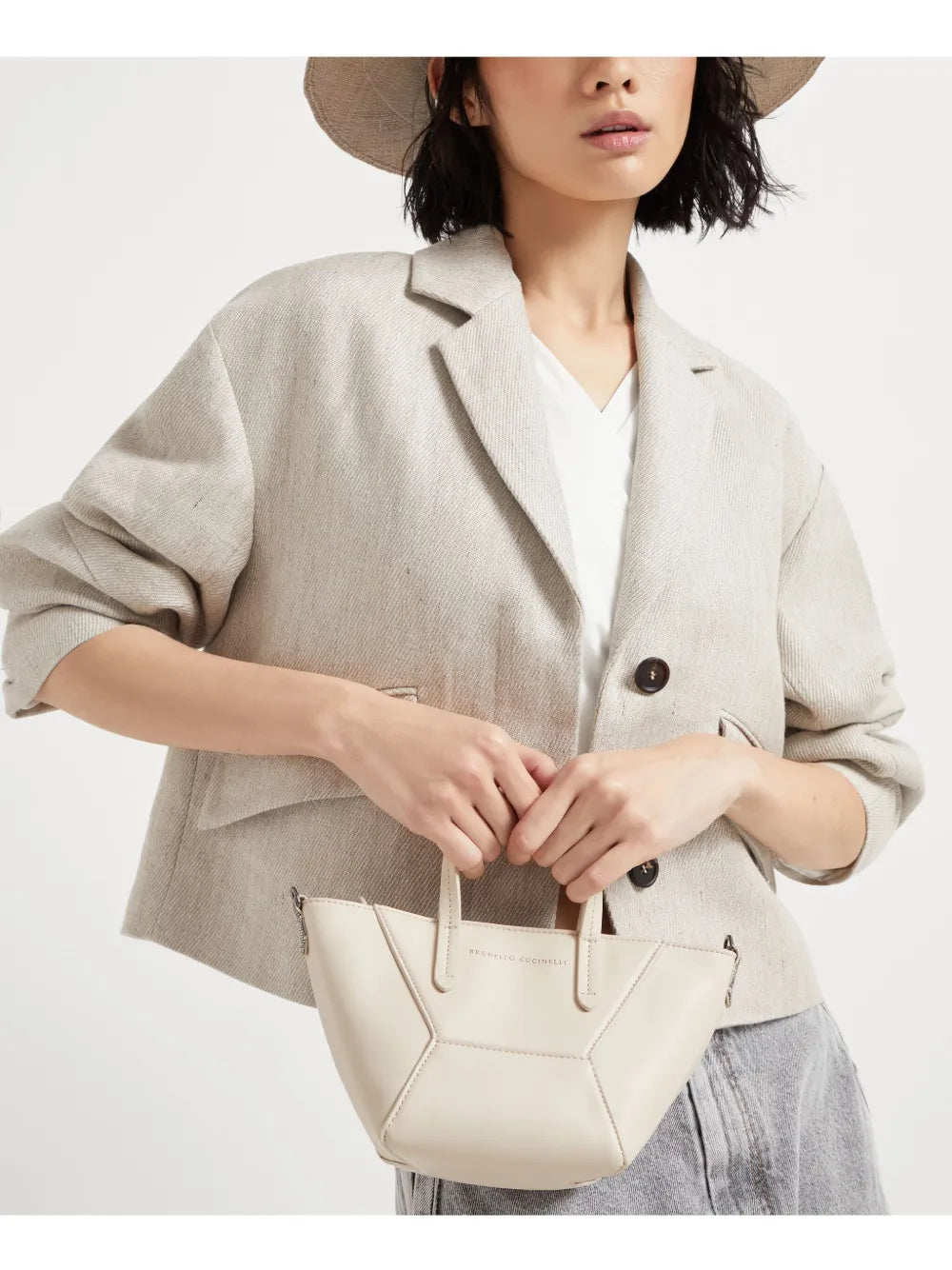 Brunello Cucinelli Women Leather Tote Bag
