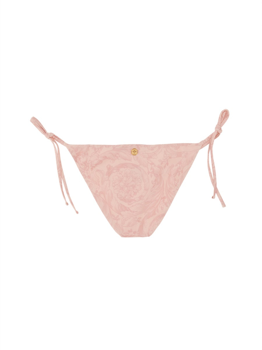 Versace Women Baroque Print Bikini Bottom VERSACE