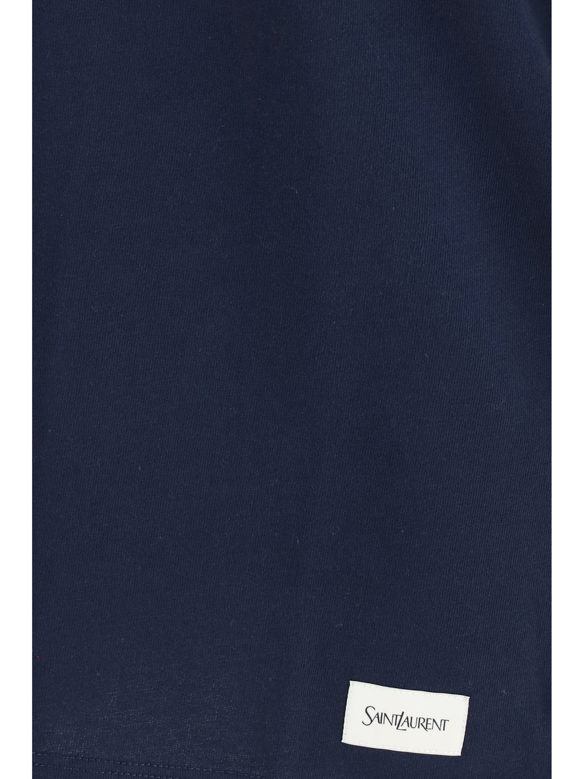 Saint Laurent Men Cotton Crewneck T-Shirt SAINT LAURENT