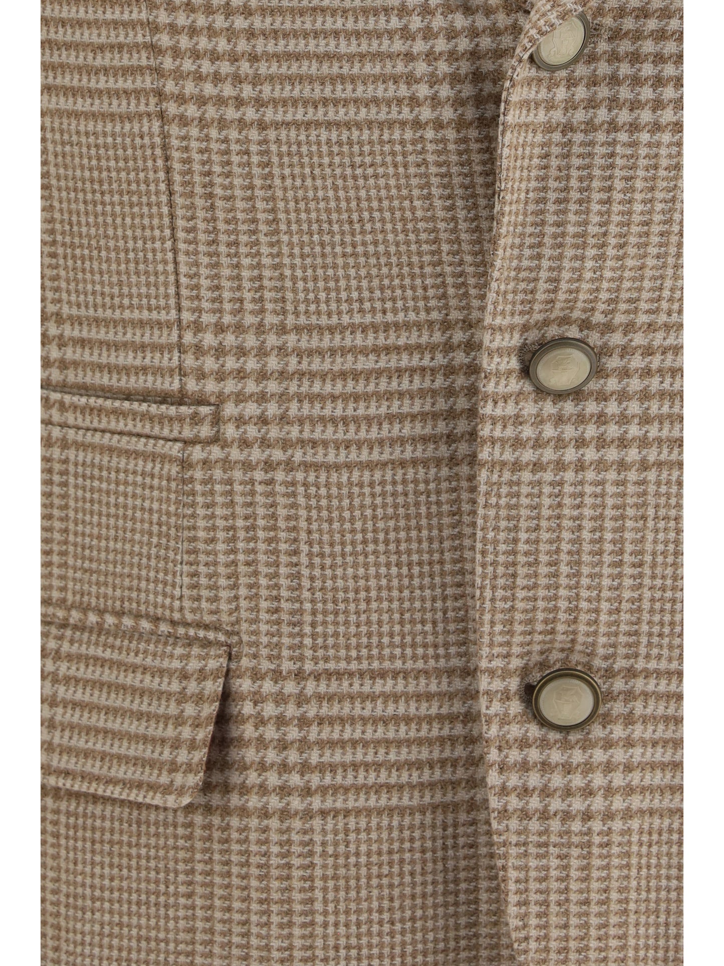 Brunello Cucinelli Men Single Breasted Checked Blazer BRUNELLO CUCINELLI