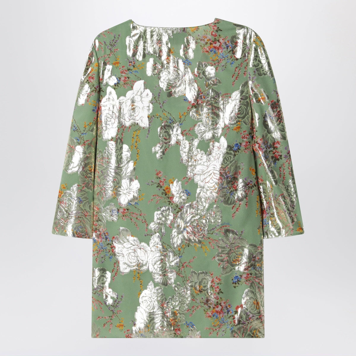 Valentino Green Printed Lurex Shirt Women VALENTINO