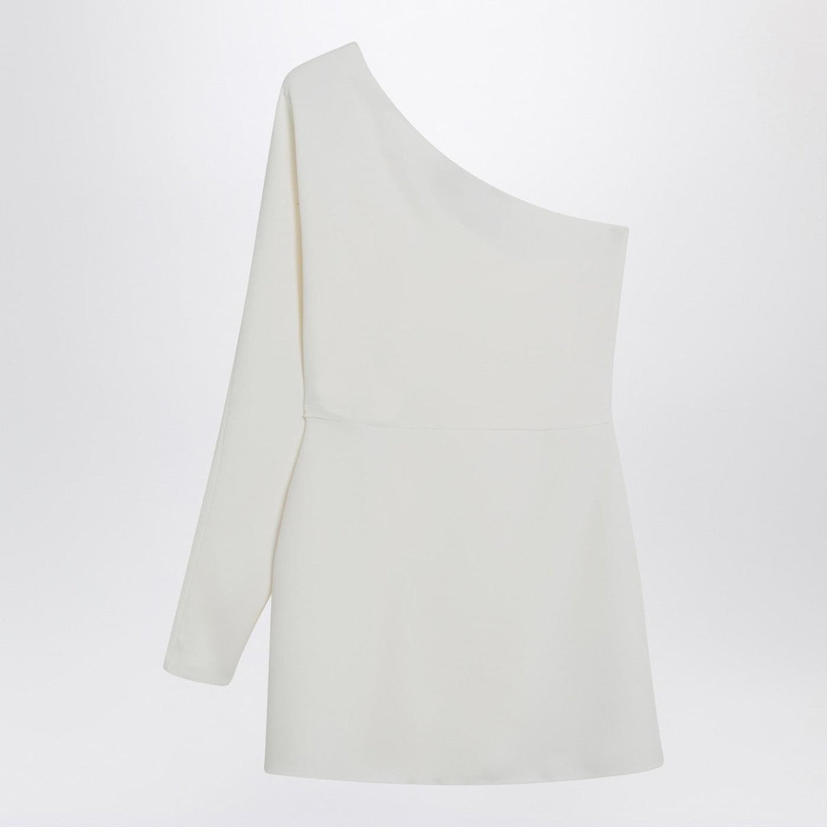 Valentino Ivory One-Shoulder Top In Couture Cady Women VALENTINO