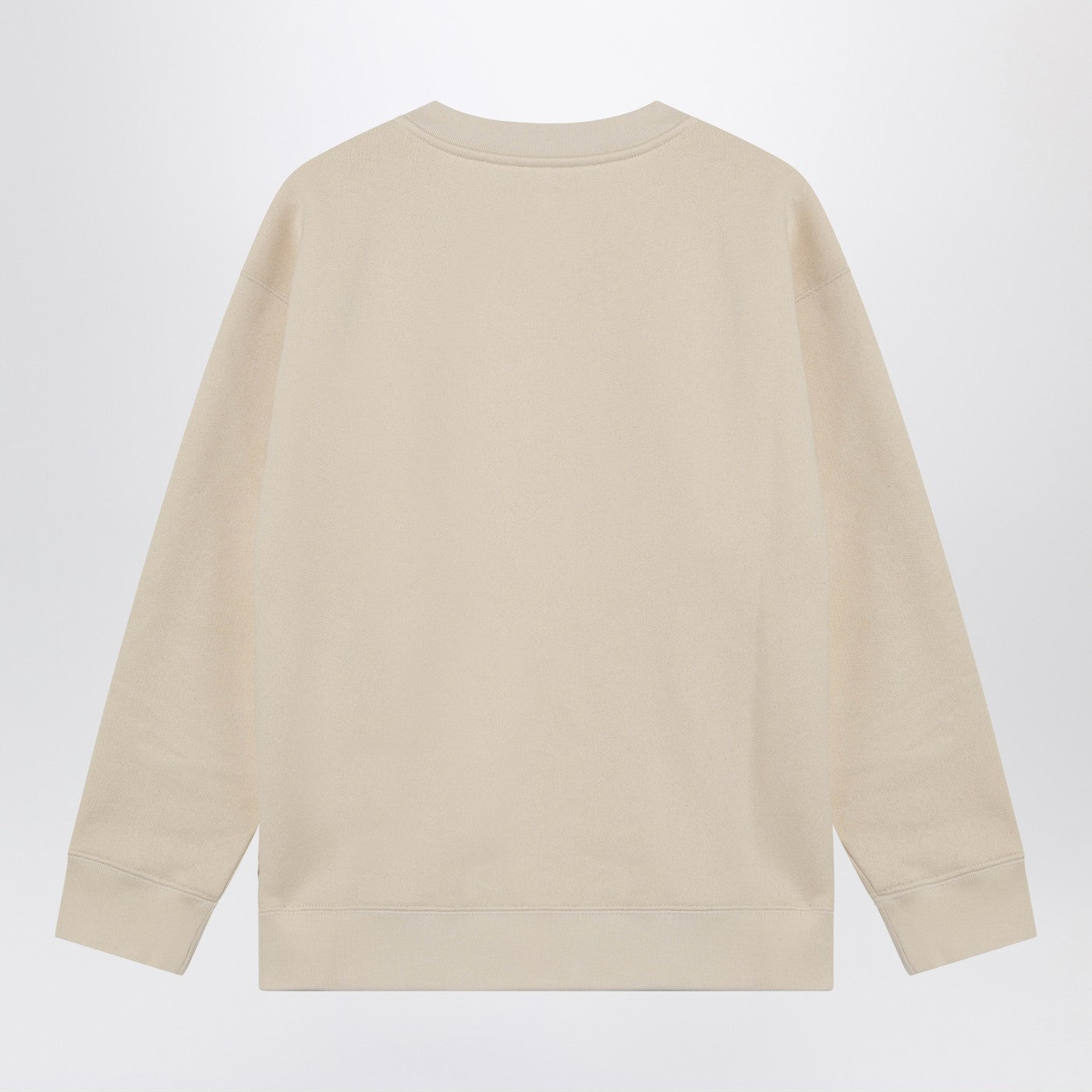 Valentino Ivory Cotton Sweatshirt With Chez Valentino Floral Motif Women VALENTINO