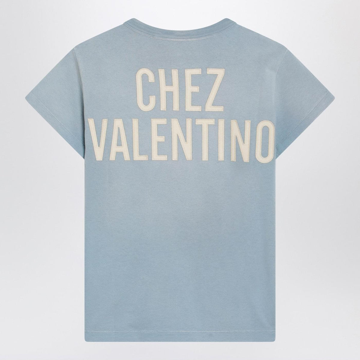 Valentino Light Blue Panther Lady T-Shirt Women VALENTINO