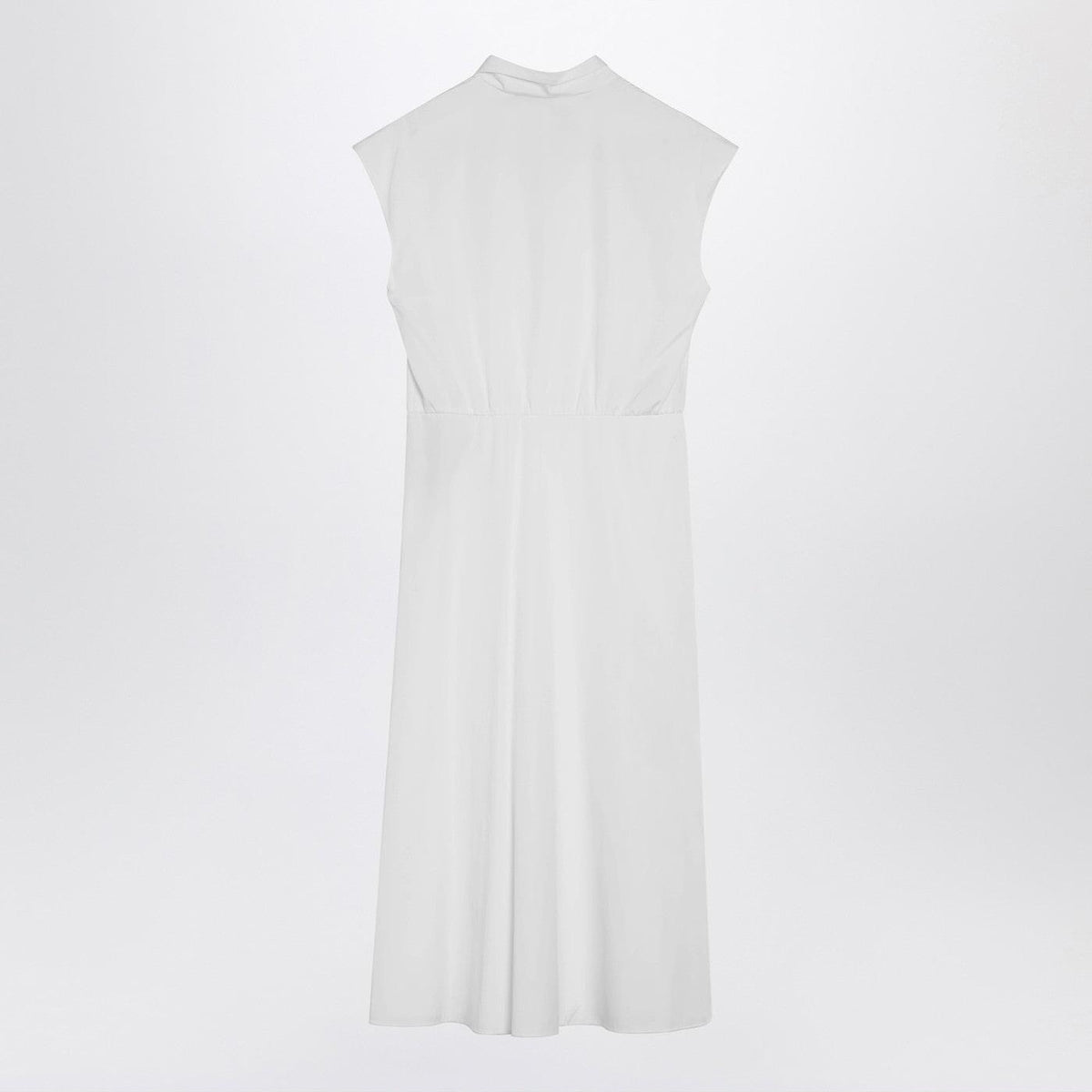 Valentino White Midi Dress With Sangallo Embroidery Women VALENTINO