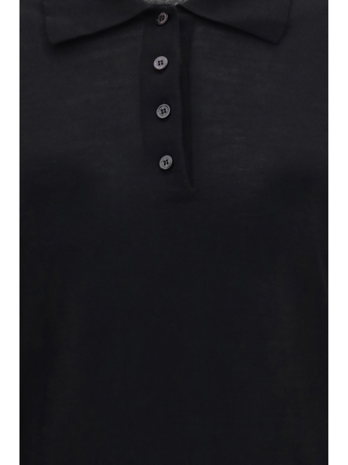 Golden Goose Women Long Sleeve Merino Wool Polo GOLDEN GOOSE