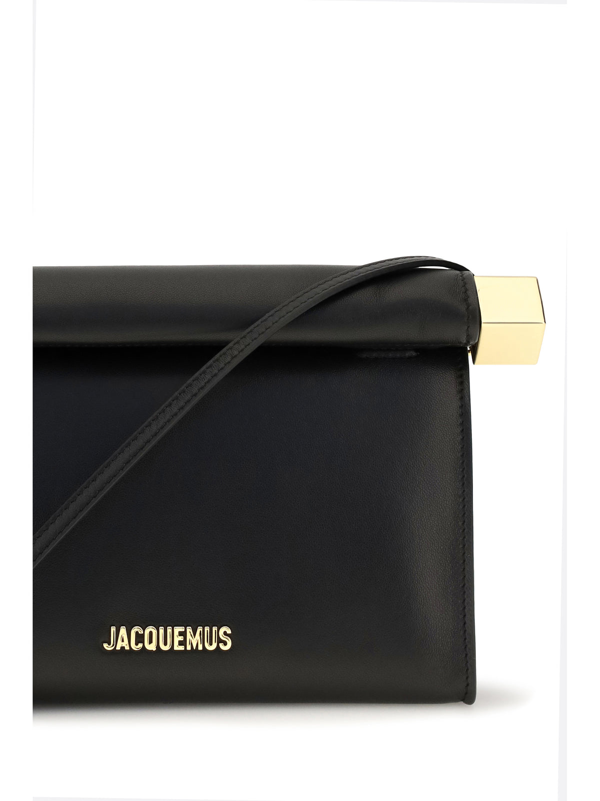 Jacquemus Women Rond Carré Leather Shoulder Bag JACQUEMUS