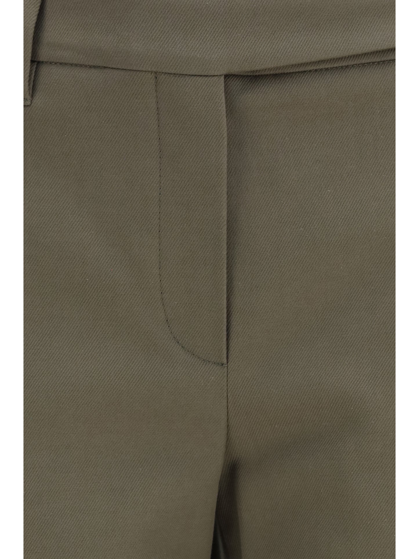 Brunello Cucinelli Women Tailored Cotton Pants BRUNELLO CUCINELLI
