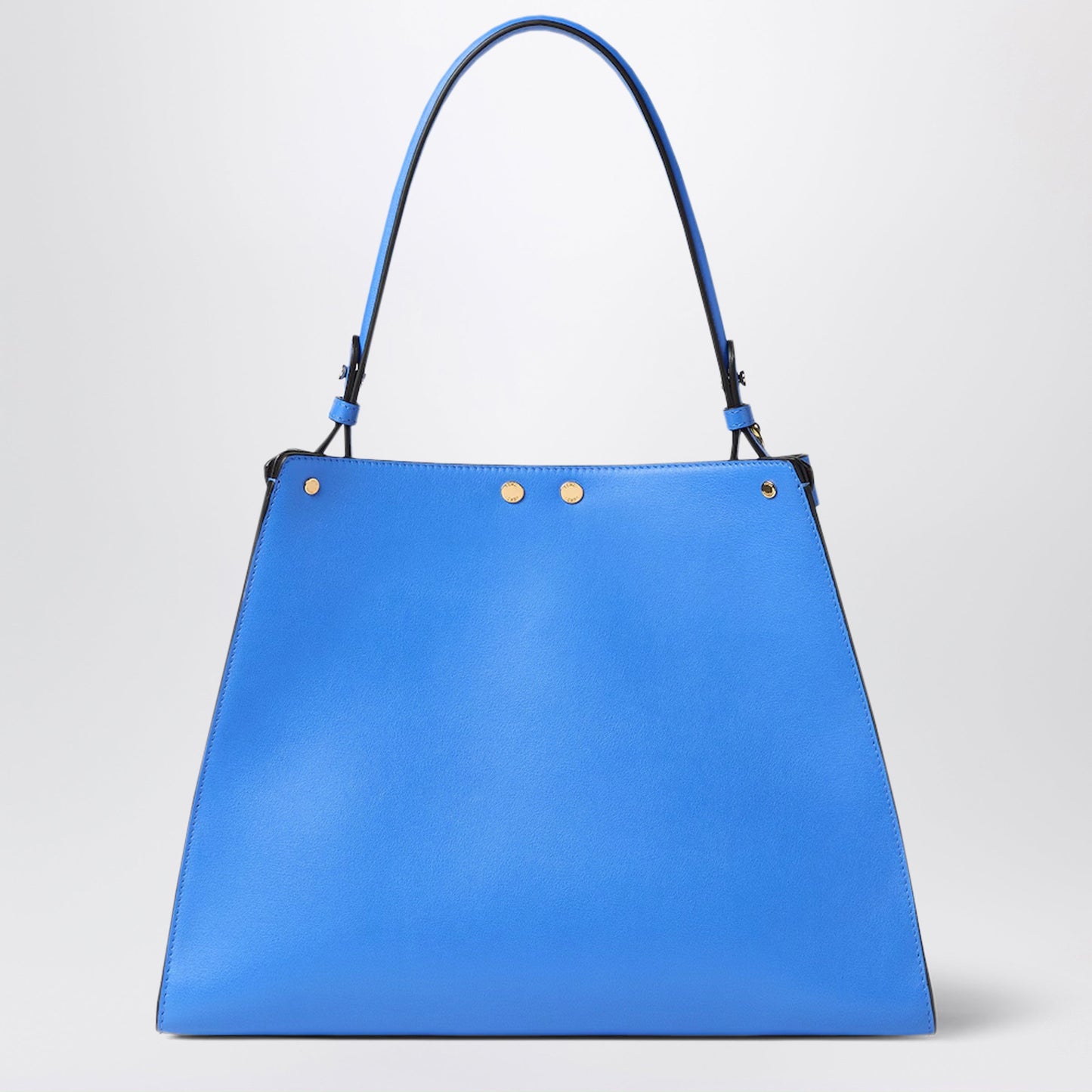 Fendi Fendi Way Medium Bag In Coastal Blue Leather And Cappuccino Suede Women FENDI
