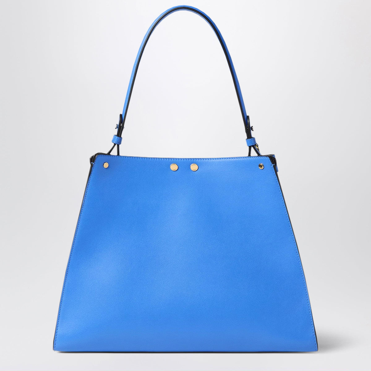 Fendi Fendi Way Medium Bag In Coastal Blue Leather And Cappuccino Suede Women FENDI