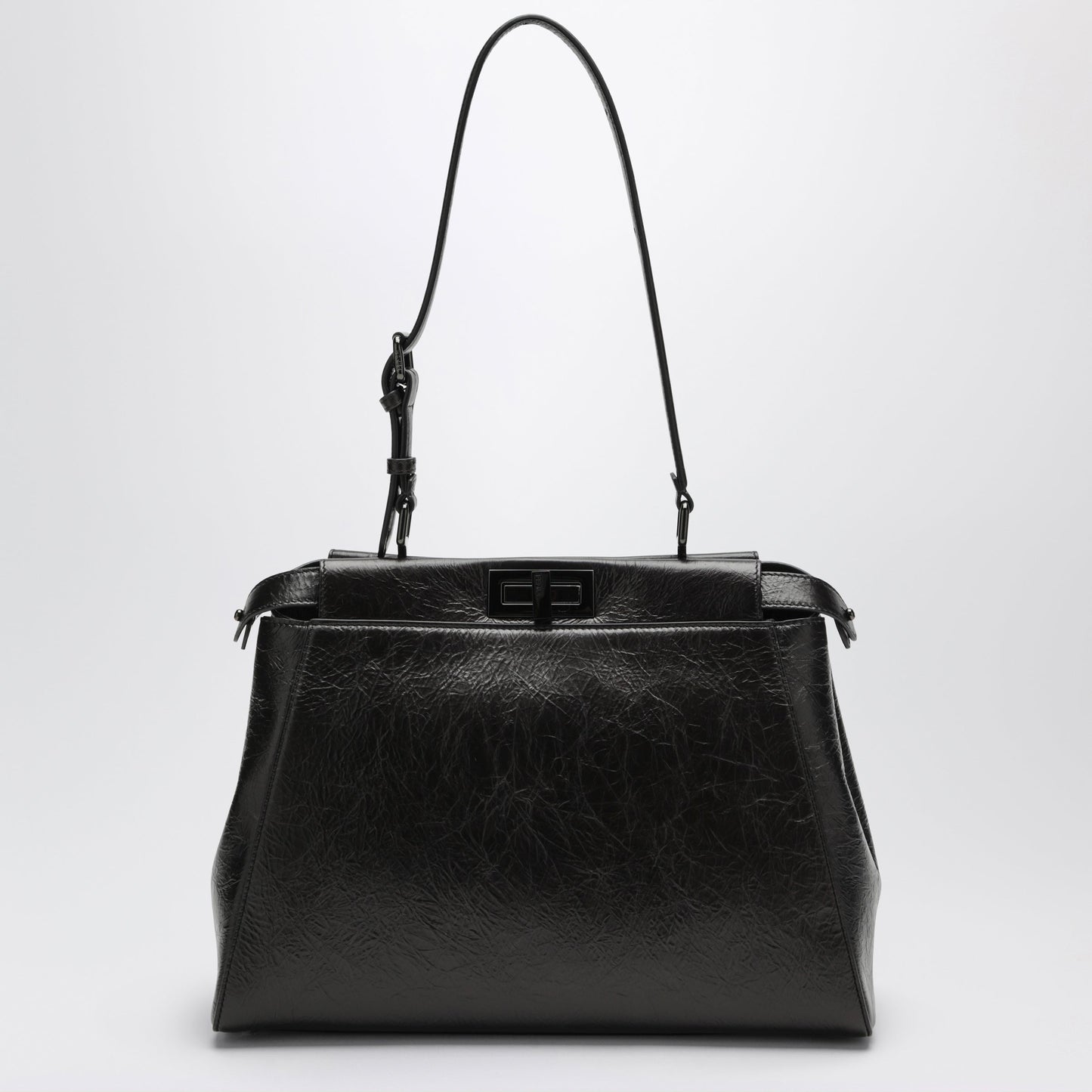 Fendi Black Peekaboo Soft Large Bag Women FENDI