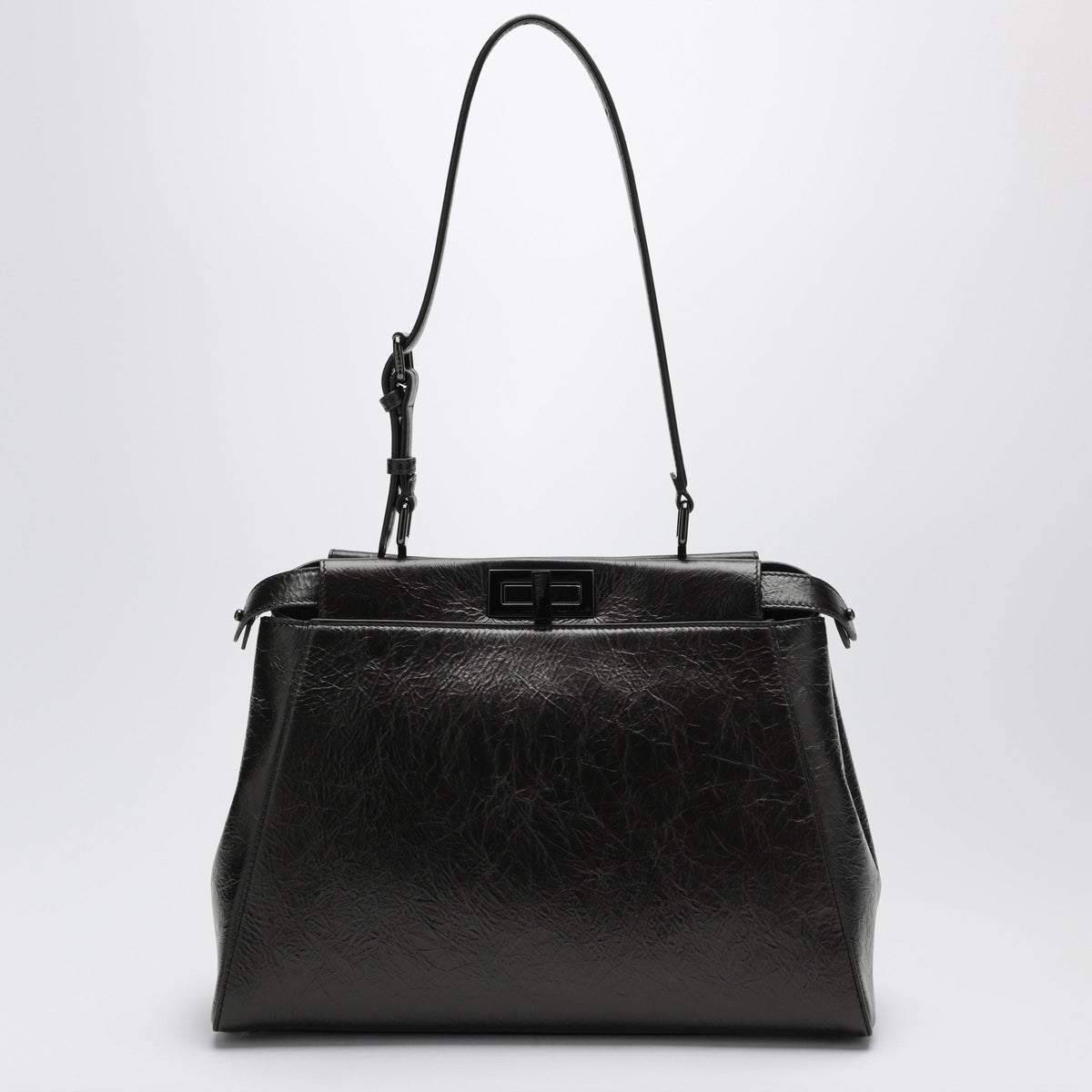Fendi Black Peekaboo Soft Large Bag Women FENDI