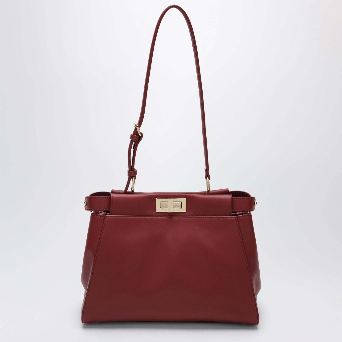 Fendi Dark Red Peekaboo Soft Large Bag Women FENDI