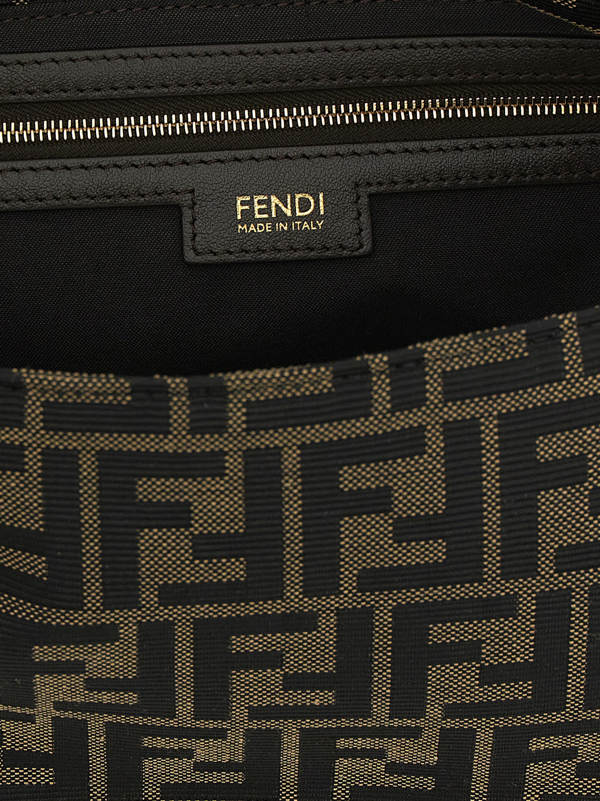 Fendi Women Brown 'Flap 26325' Shoulder Bag FENDI