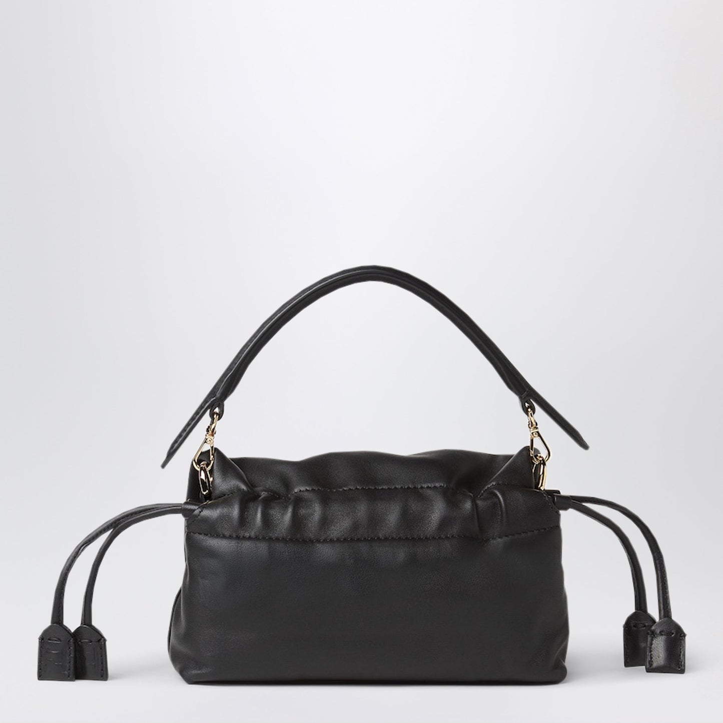 Fendi Black Baguetteâ® Soft Small Mini Bag Women FENDI