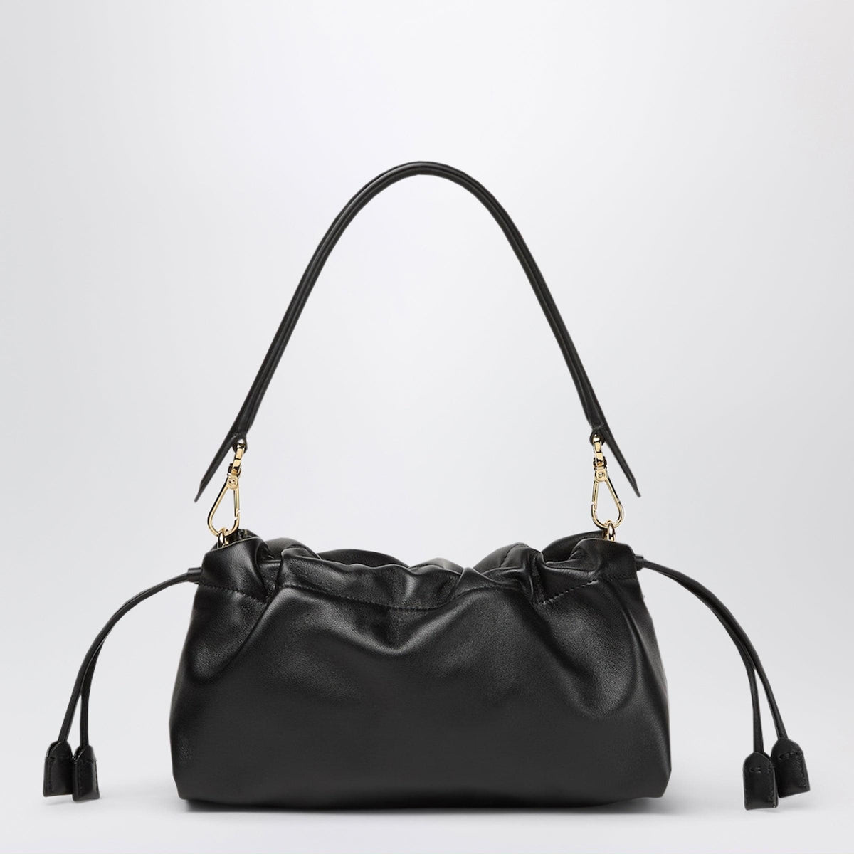 Fendi Black Baguette Soft Medium Bag Women FENDI