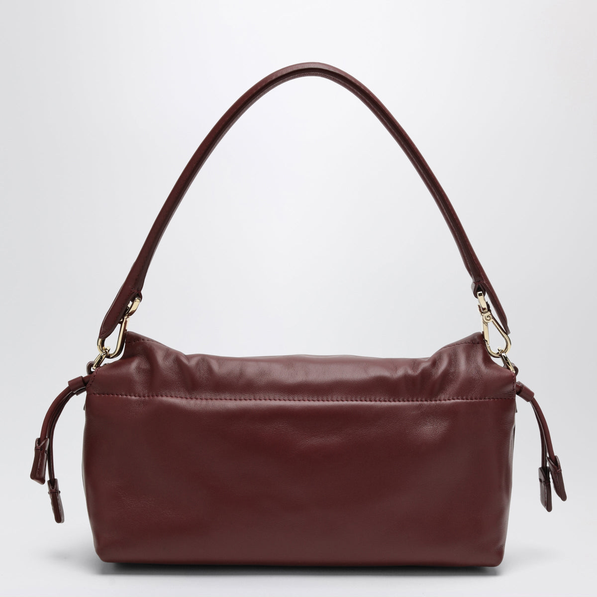 Fendi Dark Red Baguette Soft Medium Bag Women FENDI