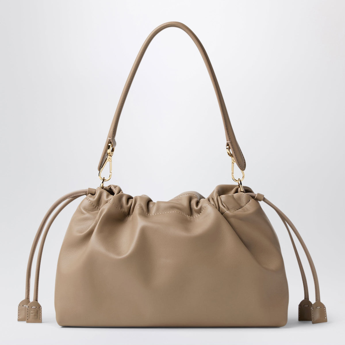 Fendi Taupe Baguette Soft Large Bag Women FENDI
