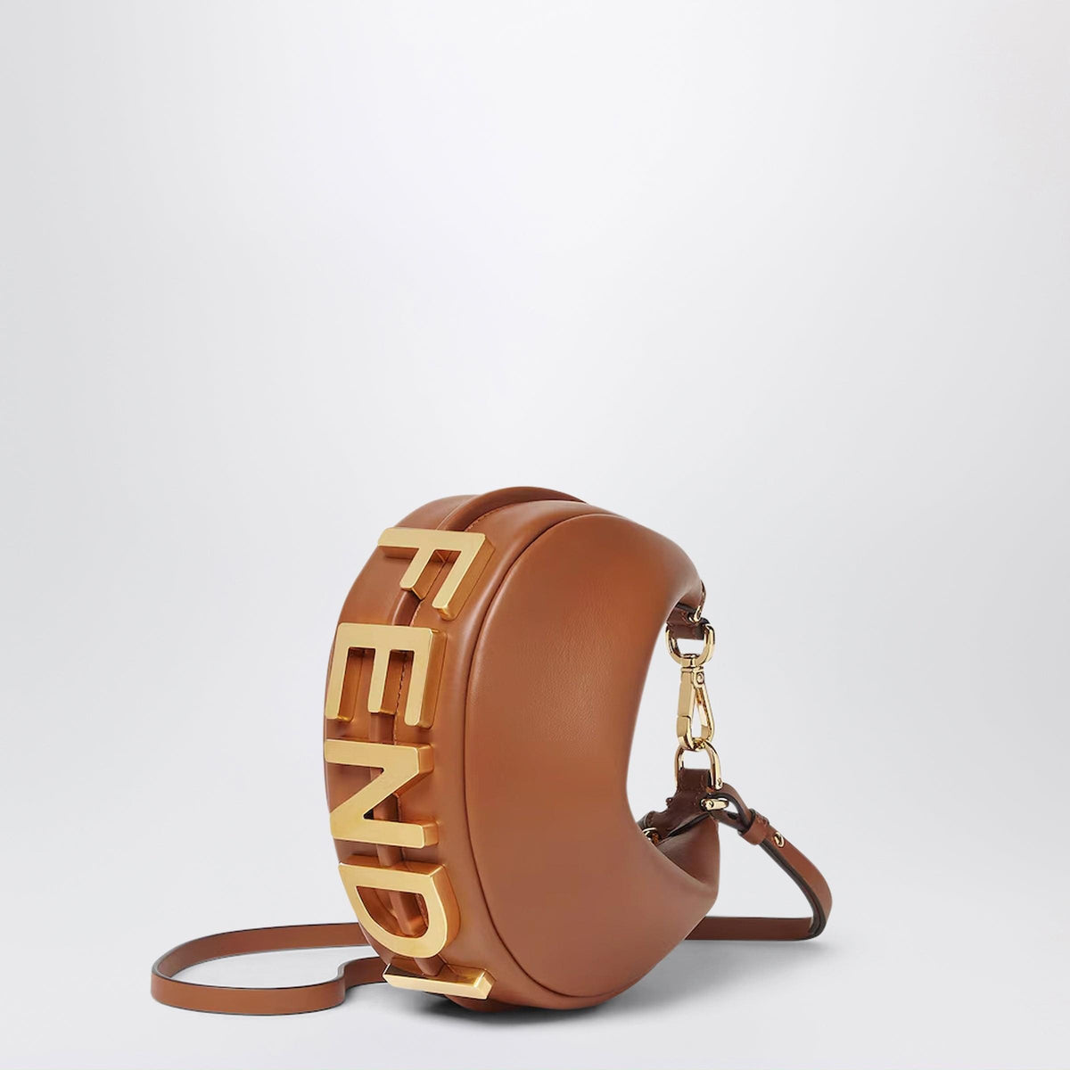 Fendi Fendigraphy Mini Bag In Saddle Leather Women FENDI