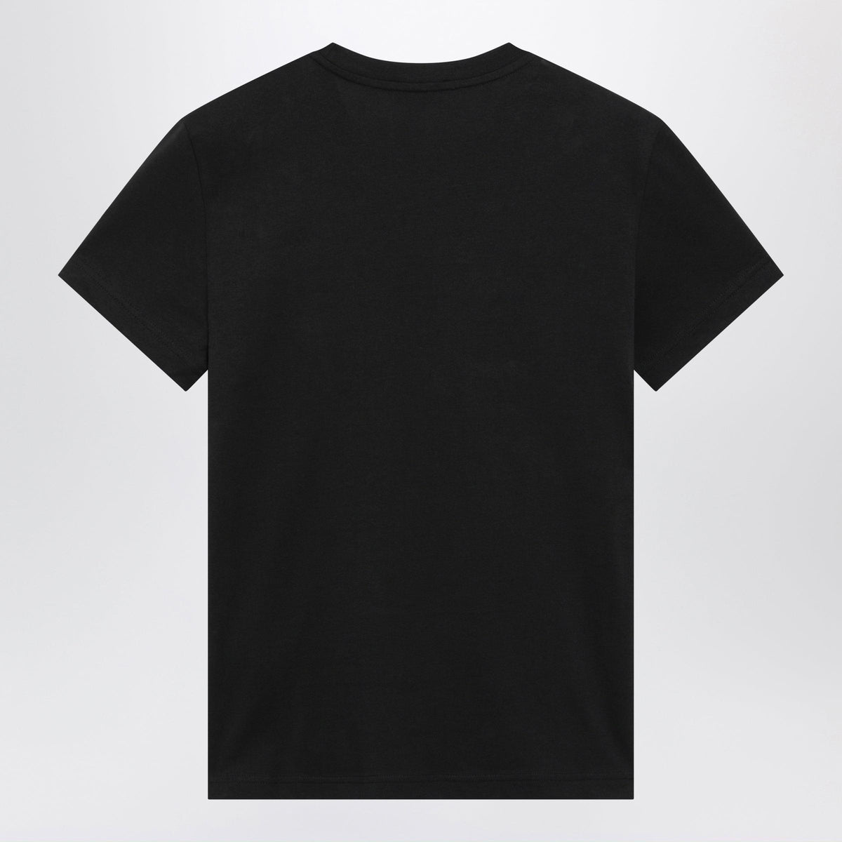 Moncler Black Cotton T-Shirt With Logo Women MONCLER