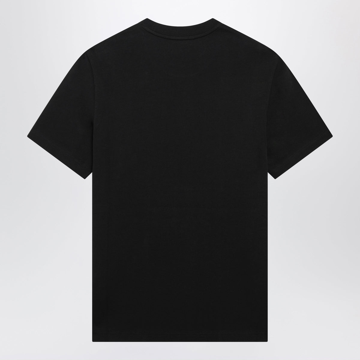 Moncler Black Cotton Jersey T-Shirt With Logo Patch Men MONCLER