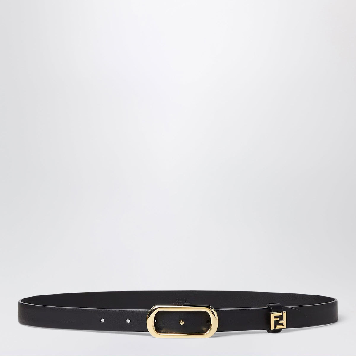 Fendi Black Leather Ff Belt Women Women FENDI
