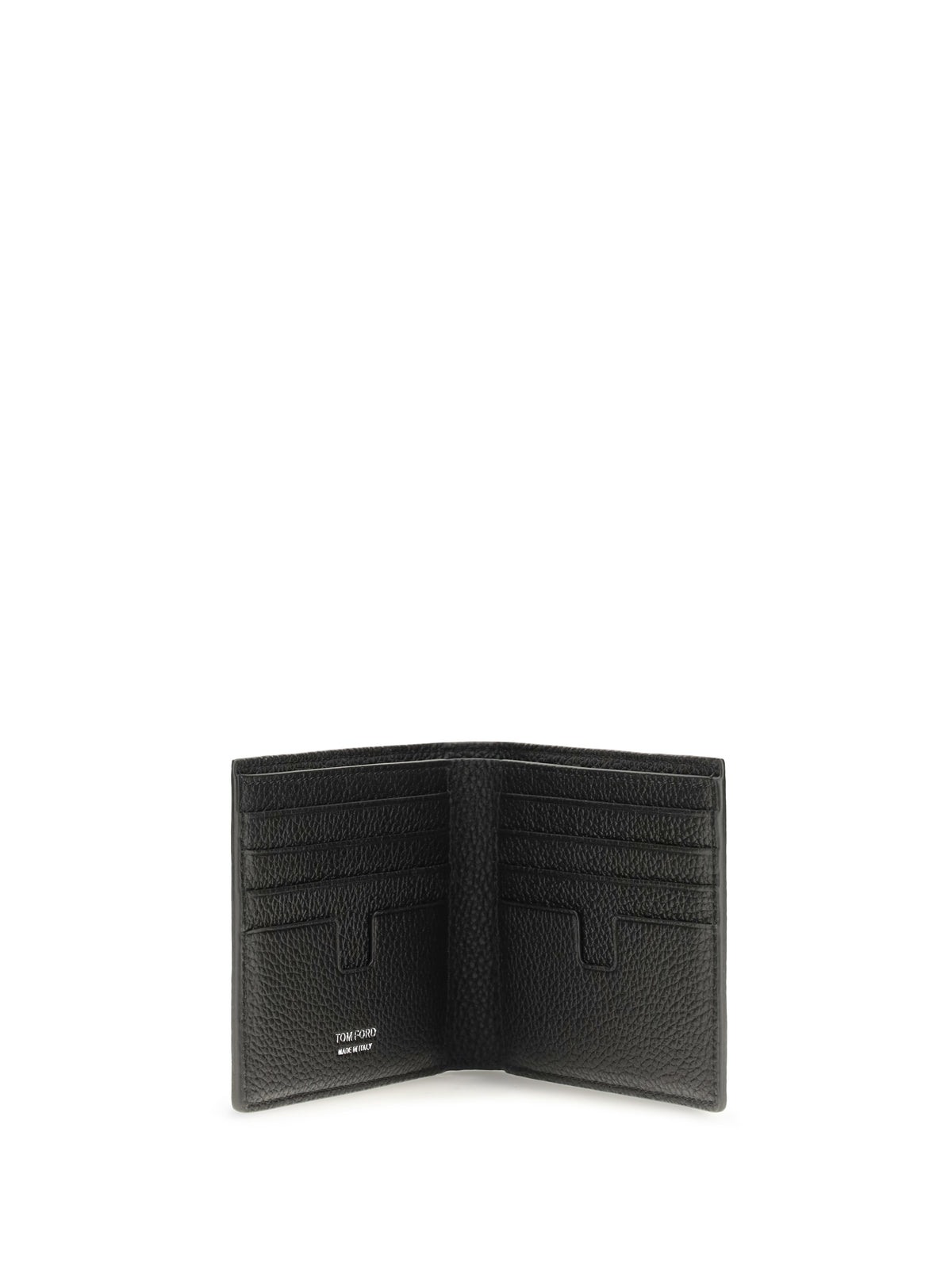 Tom Ford Men T Line Bifold Wallet In Grained Leather TOM FORD