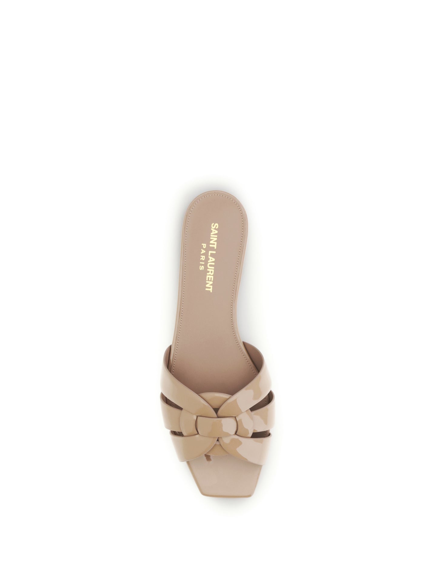 Saint Laurent Women Tribute Patent Leather Sandals SAINT LAURENT