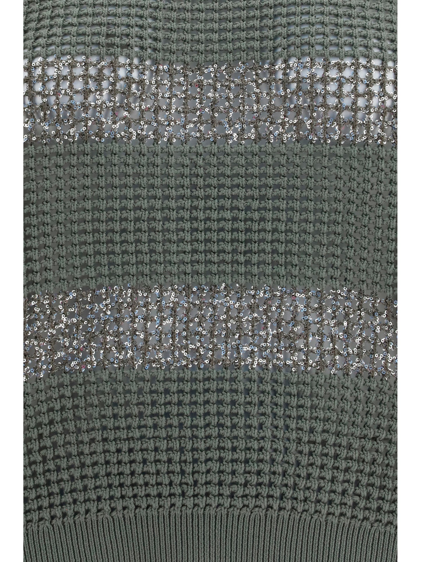Brunello Cucinelli Women Openwork Sequined Sweater