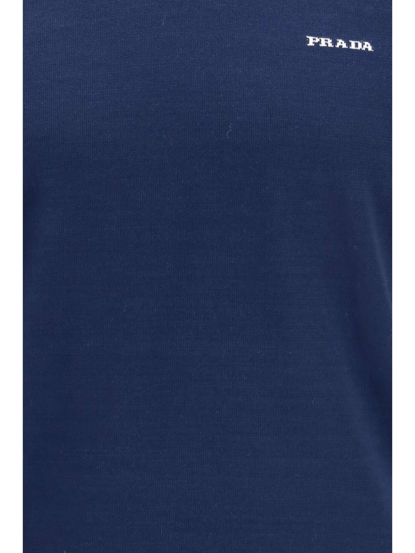 Prada Men C-Neck Knit In Cotton PRADA
