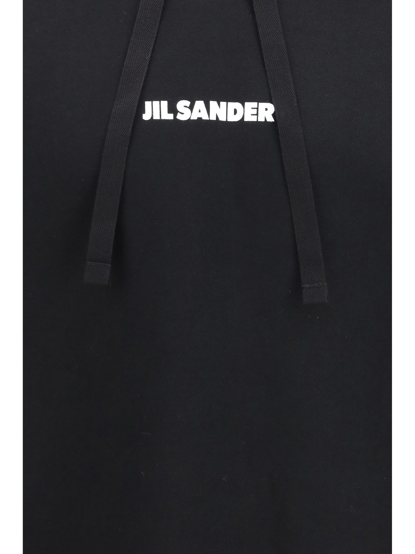 Jil Sander Men Cotton Logo-Detail Hoodie JIL SANDER