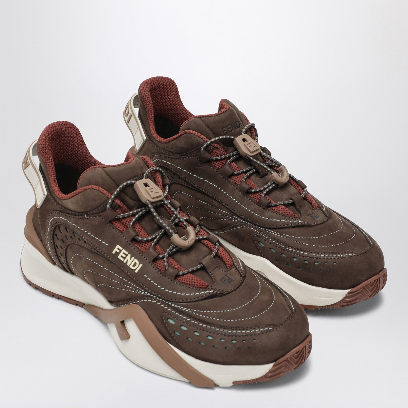 Fendi Fendi Flow Sneakers Brown Women FENDI