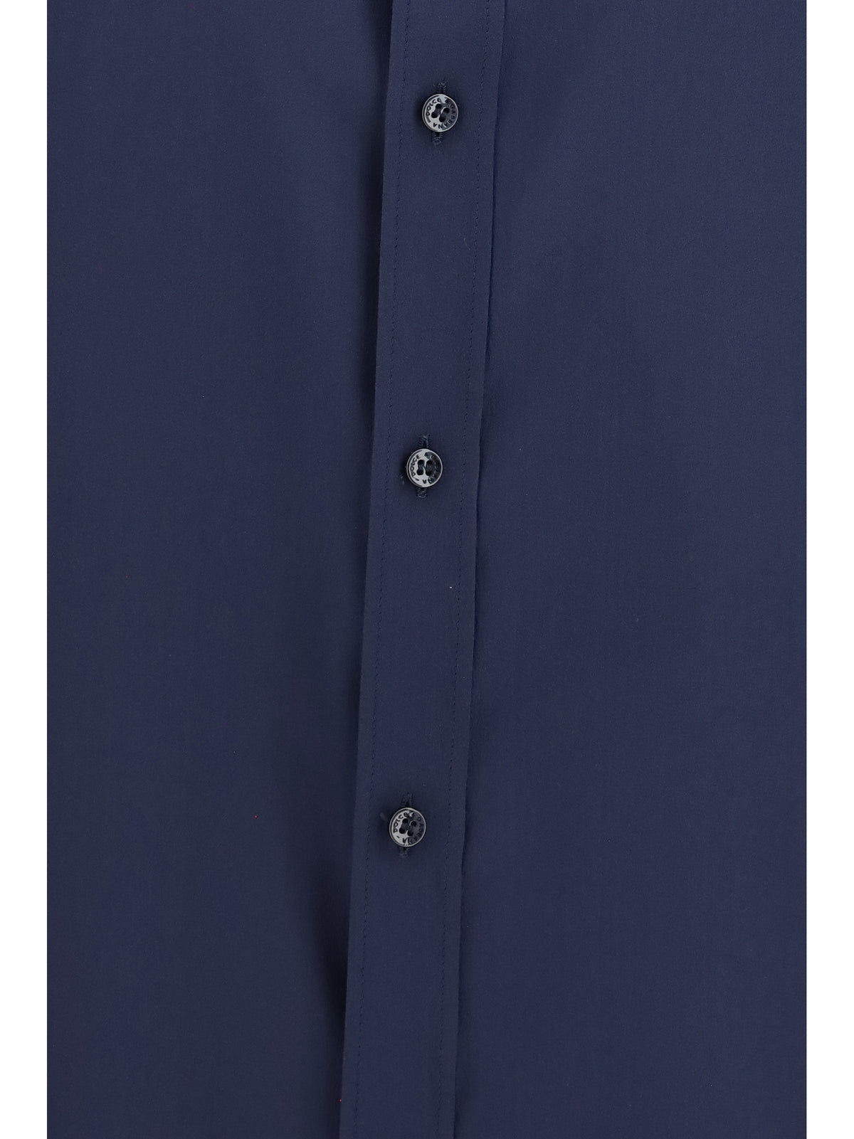 Dolce & Gabbana Men Gold Crêpe De Chine Shirt DOLCE & GABBANA