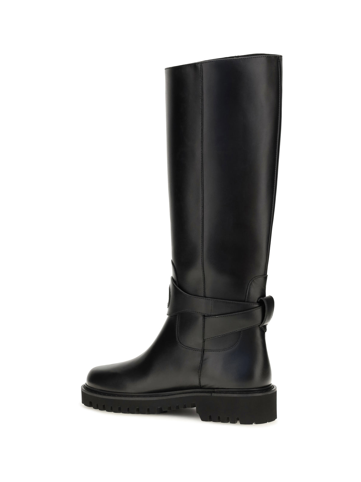Valentino Garavani Women Vlogo Signature Calfskin High Boots