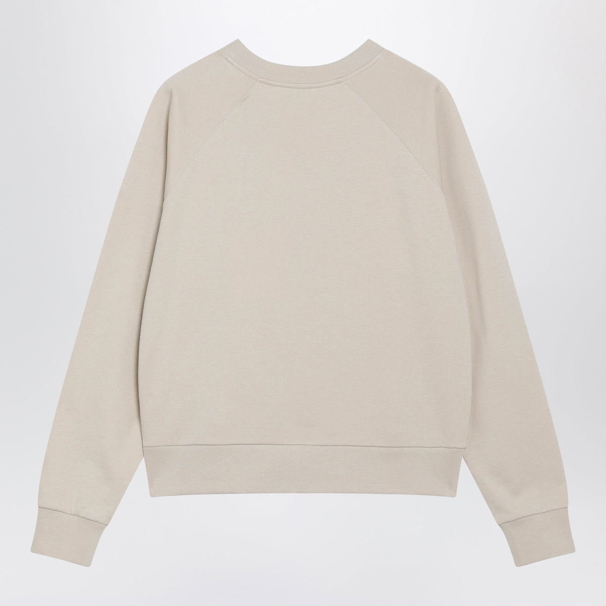 Moncler Light Beige Sweatshirt With Logo Embroidery Women MONCLER