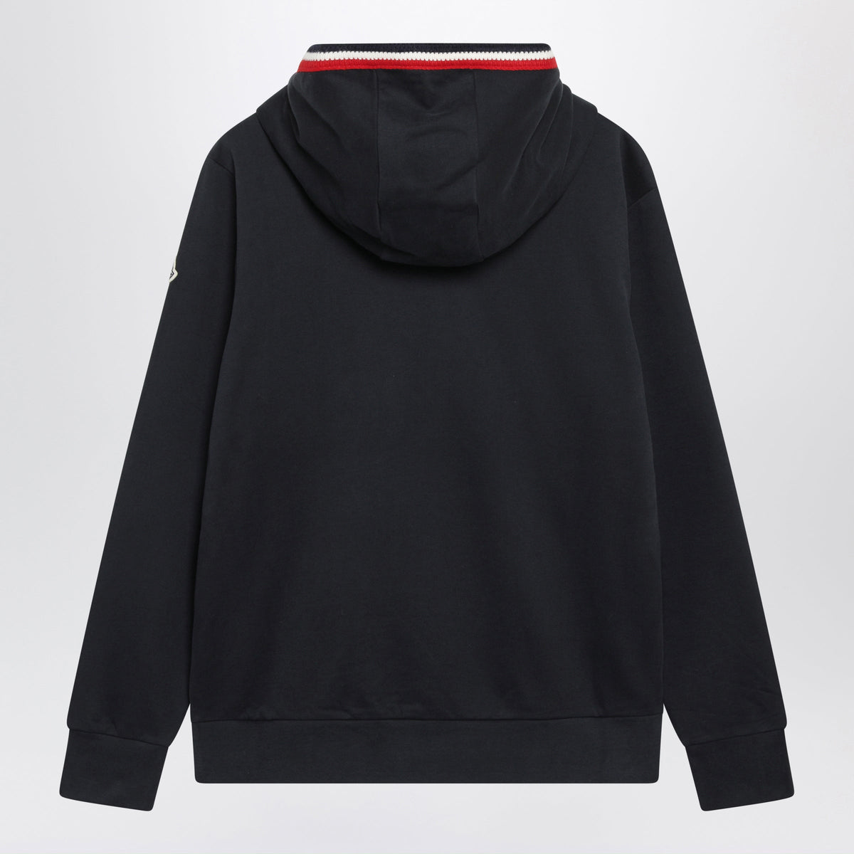 Moncler Navy Blue Hooded Sweatshirt In Cotton Men MONCLER