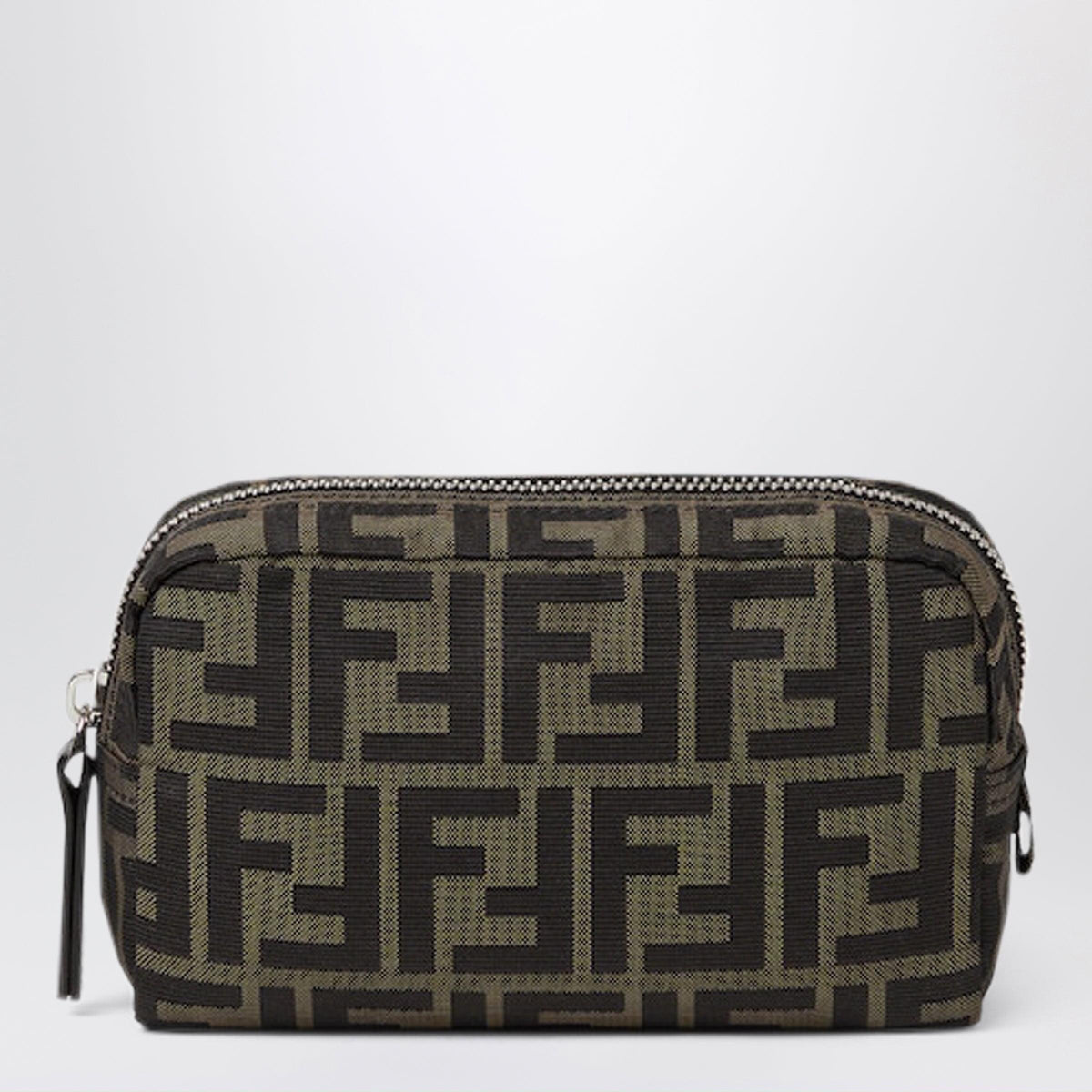 Fendi Brown Superlight Ff Zucca Fabric Small Toiletry Case Men FENDI