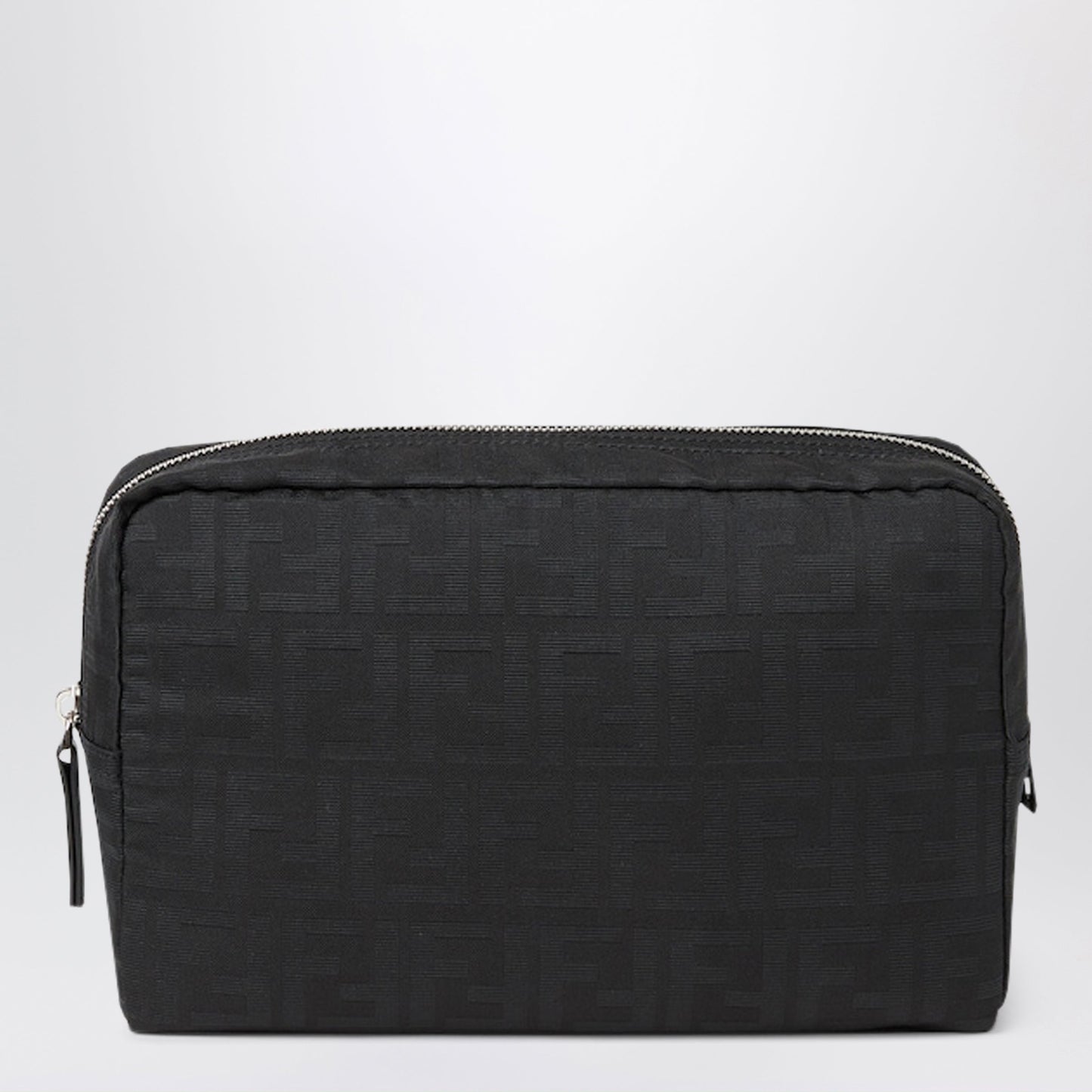 Fendi Black Superlight Ff Zucca Fabric Medium Toiletry Case Men FENDI