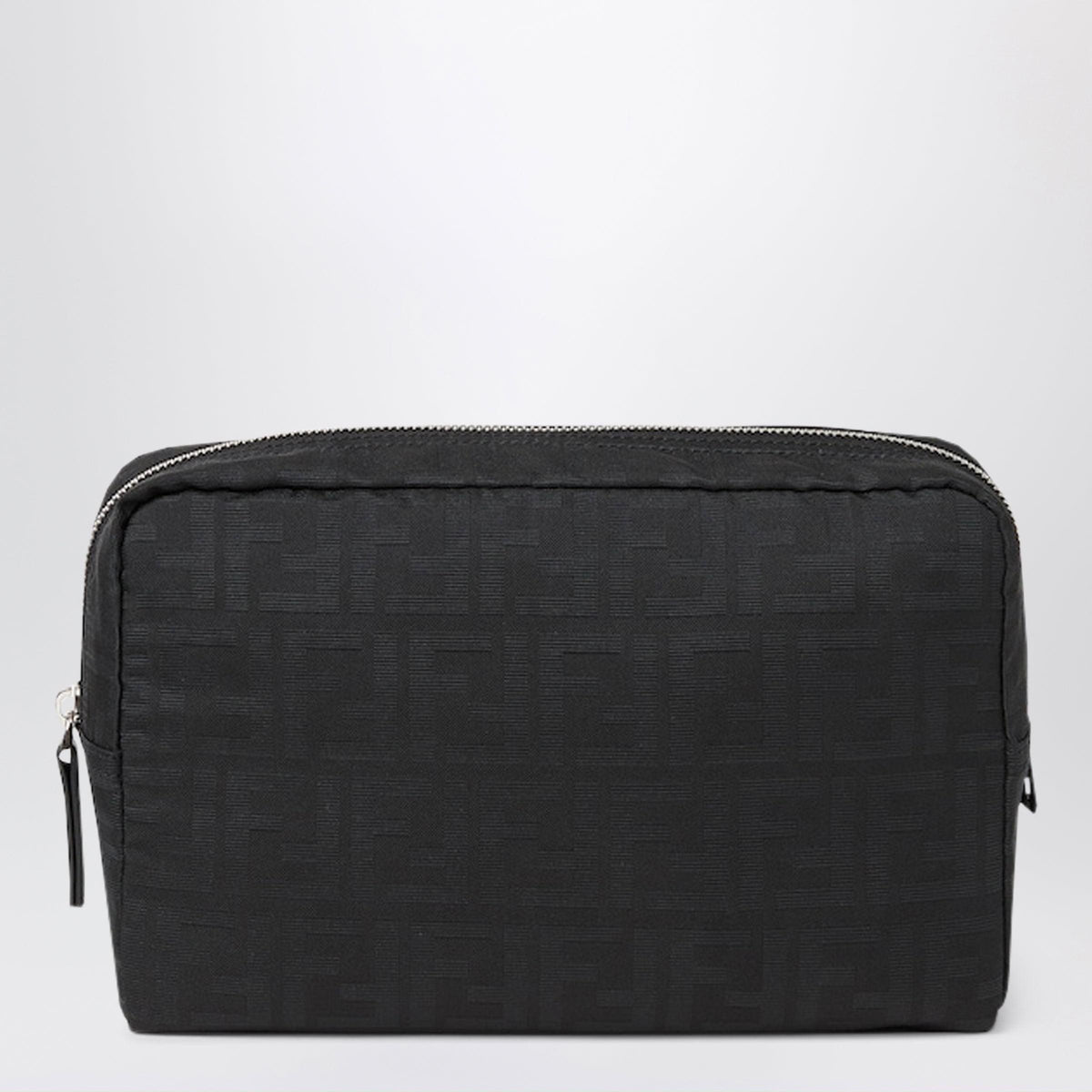 Fendi Black Superlight Ff Zucca Fabric Medium Toiletry Case Men FENDI