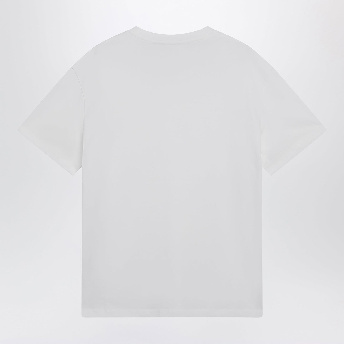 Valentino White Cotton T-Shirt With Vgold Men VALENTINO